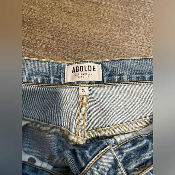 Agolde pinch waist high rise jeans in impression - Picture 8 of 8